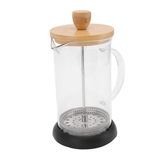 Rengue Glass French Press Stainless Steel Coffee Maker with Accent Filter for Home Office Camping (600ML Cover) — view 3