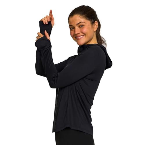 Hurley Sun Protection Lightweight Jacket Women - Sun Hoodie SPF 50+ UV Shirt Quick Dry Long Sleeve Sun Shirt Outdoor — view 2