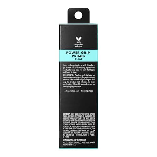 e.l.f. Power Grip Primer, Gel-Based & Hydrating Face Primer for Smoothing Skin & Gripping Makeup, Moisturizing & Priming, Vegan & Cruelty-Free, 0.811 Fl Oz — view 7