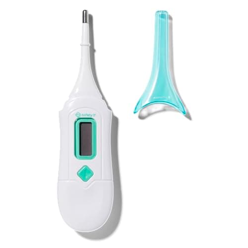 Safety 1st 3-in-1 Nursery Thermometer – Oral, Rectal, and Underarm Thermometer for Babies, Kids, and Adults with Flexible Tip, Over-Insertion Gauge, Fast & Accurate Readings, Celsius/Fahrenheit — view 6