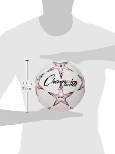 Champion Sports Viper Soccer Ball, Size 5 – Soft Touch TPU Cover, Airlock Bladder – Ages 12 & Up – Blue/Black/White — view 2