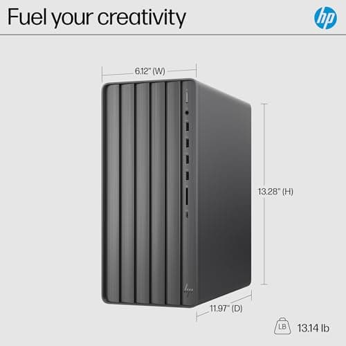 HP Envy Desktop PC, Intel Core i7-14700, 32 GB RAM, 1 TB SSD, UHD Graphics 770, Windows 11 Pro, TE01-5002 (2024) — view 5