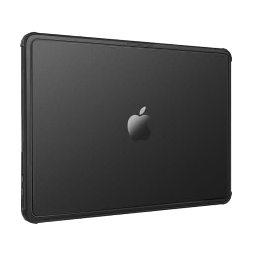MOSISO Compatible with MacBook Pro 16 inch Case M5 2026 M4 2025 M3 M2 M1 2024-2021 A3429 A3428 A3403 A3186 A2991 A2780 A2485,Enhanced Shock-Absorbing Perimeter Matte Protective Hard Case, Space Black