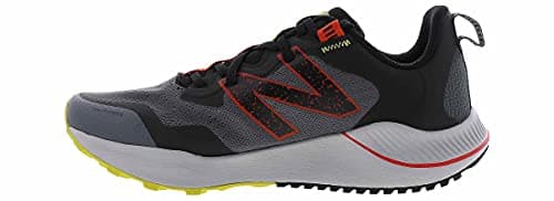 New Balance Men's Dynasoft Nitrel V4 Running Shoe, Grey/Yellow, 12 XW US — view 4
