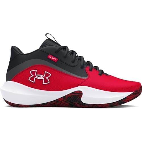 Under Armour Unisex-Adult Lockdown 7 Sneaker, (600) Red/Black/Red, 11.5 Women/10 Men — view 5