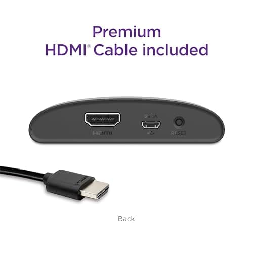 Roku Express 4K+ | Roku Streaming Device 4K/HDR with Voice Remote, Free & Live TV — view 2