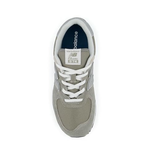 New Balance Kids 574 V1 70s Racing Lace-up Sneaker, Grey/White, 4.5 M Big Kid (8-12 Years) — view 3