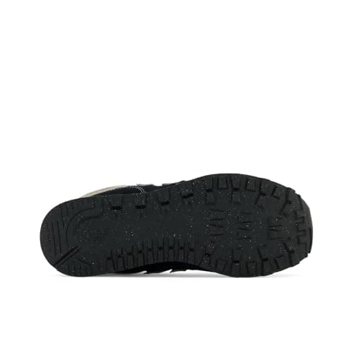 New Balance Kids 574 V1 70s Racing Lace-up Sneaker, Black/White, 6.5 M Big Kid (8-12 Years) — view 4