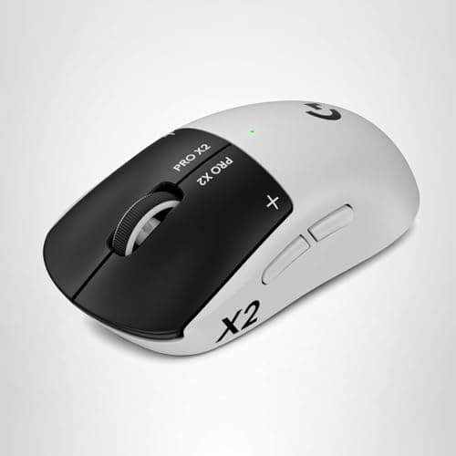 Logitech G PRO X2 SUPERSTRIKE Wireless Gaming Mouse: Customizable Rapid Trigger Magnetic Analog Switches, Adjustable Click Haptics, 61g Ultra Lightweight, USB-C, <8K Polling, for PC/Mac - Black/White — view 12