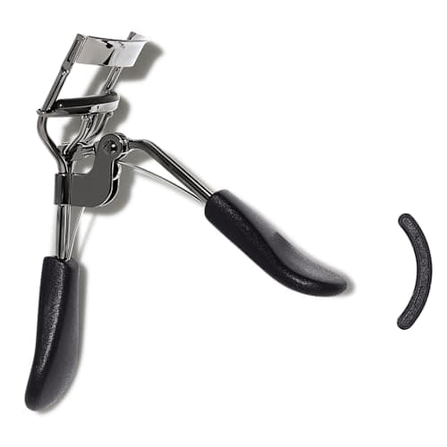 e.l.f. Pro Eyelash Curler, Stainless Steel Lash Curler, Long-Lasting Natural Curl, Ergonomic Design, Includes Replacement Pad, Fits All Eye Shapes — view 3