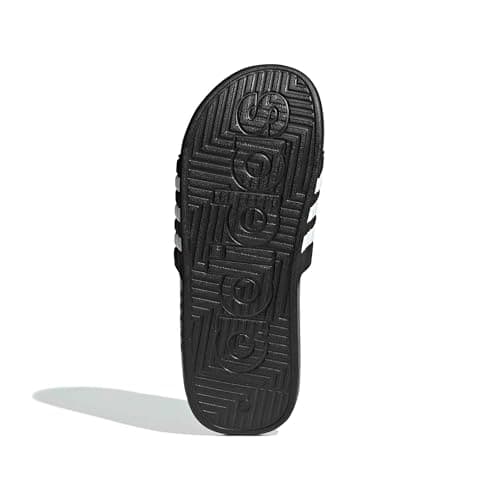 adidas Performance adissage Sandal, black/white/black, 8 M US — view 3
