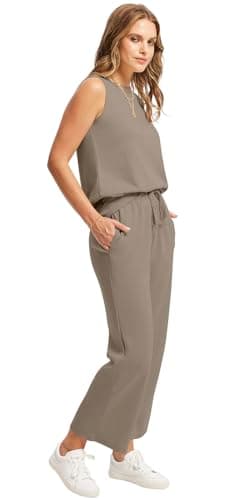 WIHOLL 2 Piece Sets for Women Airport Outfits Wige Leg Pants Womens Clothing Trendy 2025 Resort Wear Coffee S — view 3