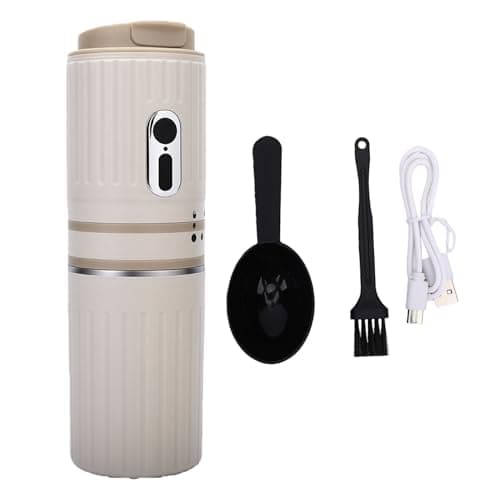 Keenso Mini Grinder Portable Coffee Maker Electric Brewer for OntheGo Travel and Home Enjoyment — view 5
