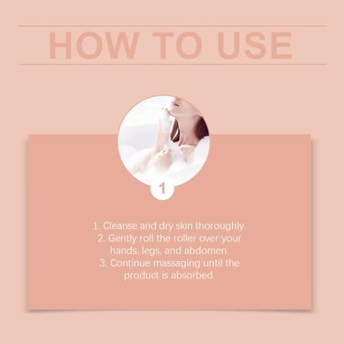 Organic Castor Oil, 50ml/1.7oz Pure Organic Cold-Pressed Castor Essential Oil Roller Ball for Skin Nourish, Suitable for All Skin Types — view 2