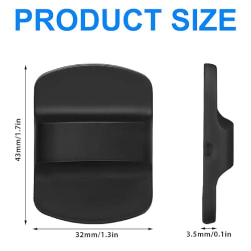 6Pcs Magnetic Lid Slider Replacement for Yeti, Lid Slider Push Block Parts for Yeti Rambler 10 oz, 14 oz, 16 oz, 20 oz, 26 oz, 30 oz Magnetic Lids, Black — view 5