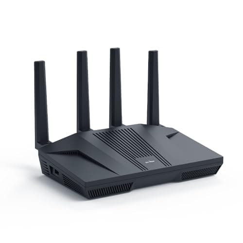 GL.iNet GL-MT6000 (Flint 2) WiFi 6 High Speed Gaming Routers for Wireless Internet, 2 x 2.5G Ethernet Ports, Long Range Computer VPN WiFi Router, Home & Business