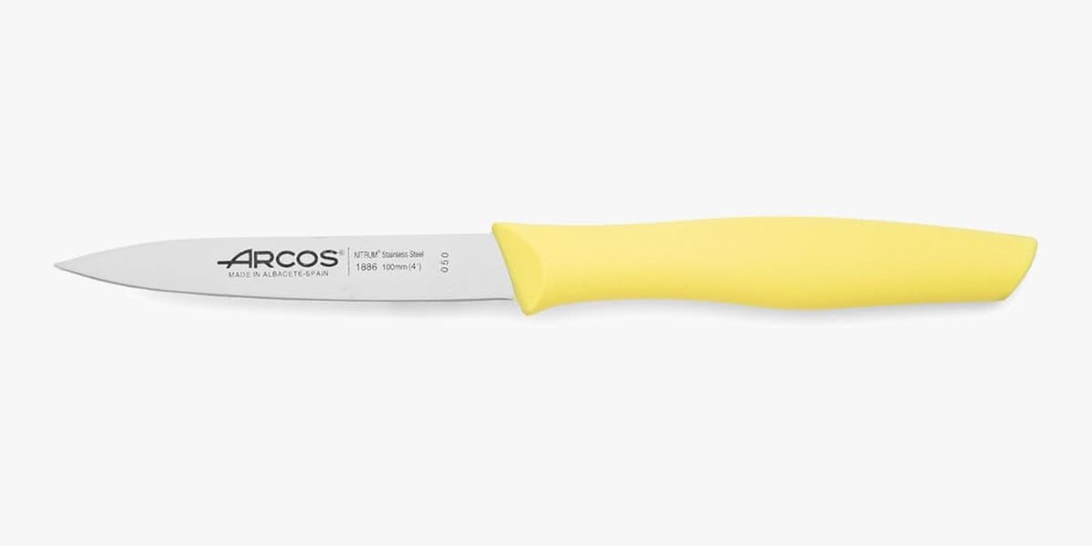 ARCOS Juego de 6 Cuchillos Mondadores con Hoja de 100mm en Acero Inoxidable y Mango de Polipropileno. Set de Cuchillos de cocina para Pelar Apto para Lavavajillas. Serie Nova. Color Negro — view 7