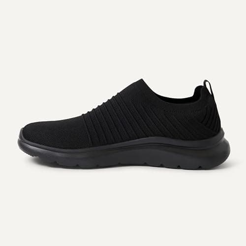 Amazon Essentials Men's Slip-On Walking Shoes, Black/Black, 13 — view 3