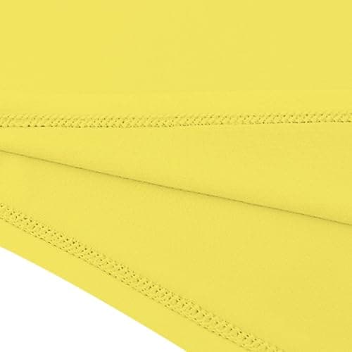 Teen Boys Compression Shirts Youth Long Sleeve Quick Dry Athletic Performance Undershirt (Yellow, 13-14 Years) — view 4