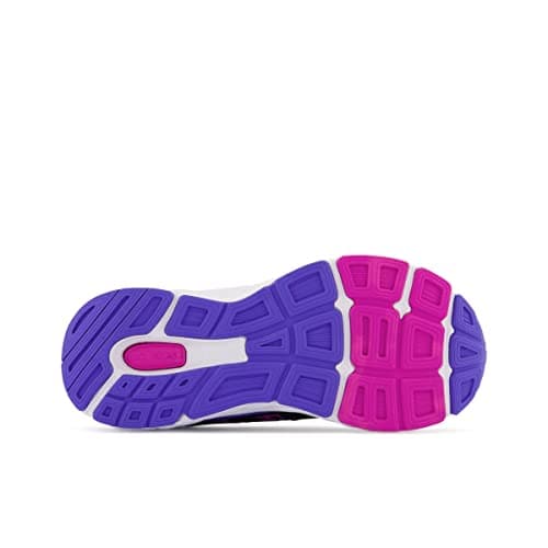 New Balance Kid's 680 V6 Lace-up Running Shoe, Black/Magenta Pop/Aura, 11.5 Little Kid — view 5