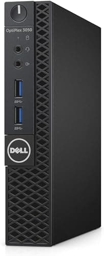 Dell OptiPlex 3050 Micro Form Factor Desktop Computer, Intel Core i5-7500T, 8GB DDR4, 256GB Solid State Drive, Windows 11 Pro (Renewed) — view 2
