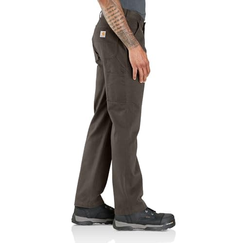 Carhartt Men's B324 Washed Twill Relaxed Fit Pant, Dark Coffee, 32W x 32L
