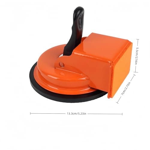 Heavy Duty Floor Gap Fixer Tool - Iron Build with Strong Suction Cup for Laminate, Vinyl, Hardwood | Anti-Scratch Flooring Gap Repair Kit (Hammer not Included) — view 5