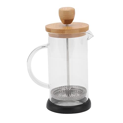 Rengue Glass French Press Stainless Steel Coffee Maker with Accent Filter for Home Office Camping (350ml Cover) — view 5