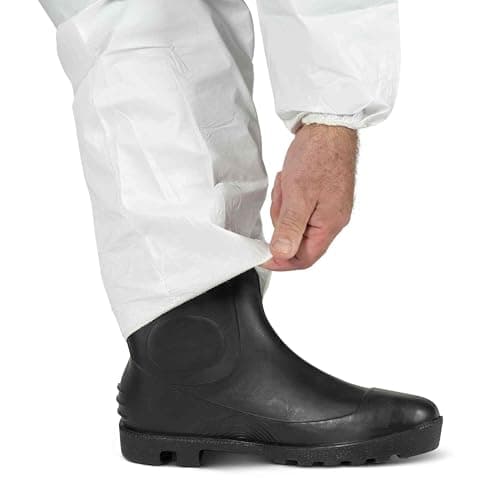 Pioneer Microporous Disposable Coveralls - Protects from Chemicals, Bleach, Paint - Breathable & Comfortable - Type 5 and 6 — view 10