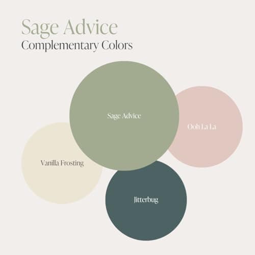 Country Chic All-in-One Chalk Paint for Furniture, Cabinets, Home Decor, Eco-Friendly, Matte Finish, Built-In Primer & Top Coat for Wood, Metal - Sage Advice (sage Green) - 4 oz (118 ml) — view 8