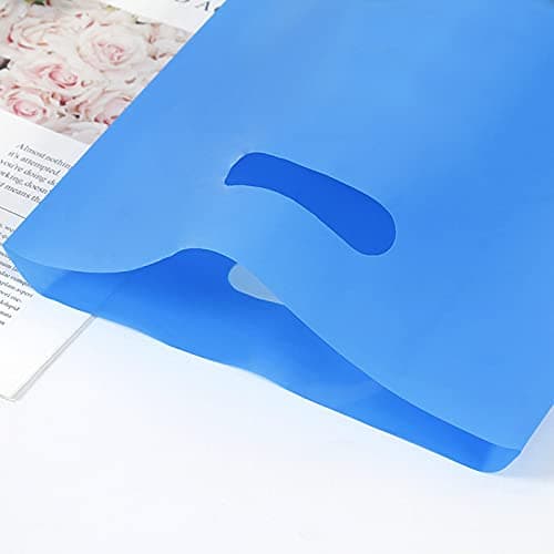 VieFantaisie Plastic Party Favor Small Gift Bags, 100 PCS 6" x 8" Goodie Bags for Kids, Candy Treat Pouches Bulk with Handle for Kids' Birthday Party, Thanksgiving, Christmas, Halloween, 10 Colors — view 2