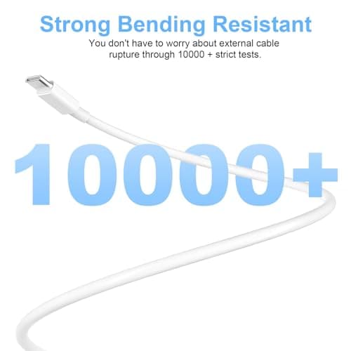2Pack for Apple USB C to USB C Charging Cable 1ft 240W,Short Type C to Type C Fast Charger Cord,for iPhone 17/16E/Air/15/Pro/Plus/Pro Max,for MacBook Pro/Air,for iPad Pro12.9/11in,Air 4/5,Mini 6/7 — view 3
