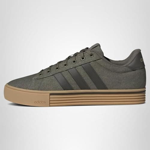 adidas Men's Daily 4.0, Olive Strata/Shadow Olive/Gum, 10.5 — view 9