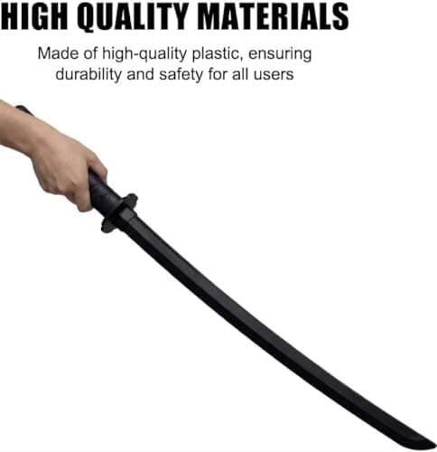 2PCS 3D Printed Gravity Retractable Samurai Katana, Plastic Unsharpened Telescopic Anime Cosplay Demon Slayer Zoro Sword Toy for Cosplay, Collection & Gift — view 5