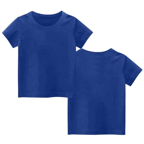 Custom T Shirts for Kids Boys Girls Personalized Youth T-Shirt Custom Image/Text Customized Front/Back Print Blue — view 5