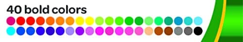 Crayola Ultra Clean Washable Markers (40ct), Teacher School Supplies for Kids, Broad Line Colored Markers, Art Marker Set, Ages 3+ — view 4