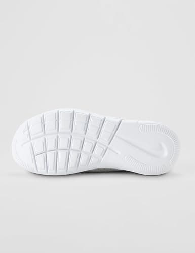 Nike Little Kid's Flex Runner 4 AOP, White/Black-Safety Orange-Vast Grey, 2Y — view 2