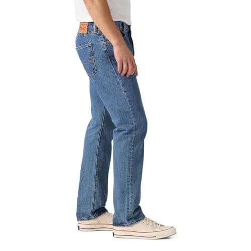 Levi's Men's 501 Original Fit Jean, Medium Stonewash, 28x30