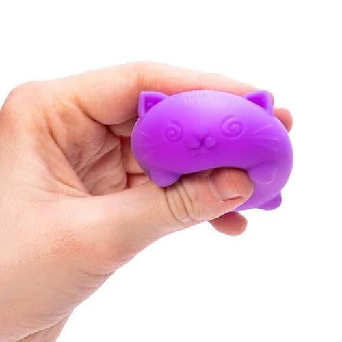Schylling NeeDoh Teenie Cool Cat - Sensory Squeeze Toy - Contains 3 Mini Groovy Globs - 1.5" Wide - Color May Vary (Pack of 1) — view 4