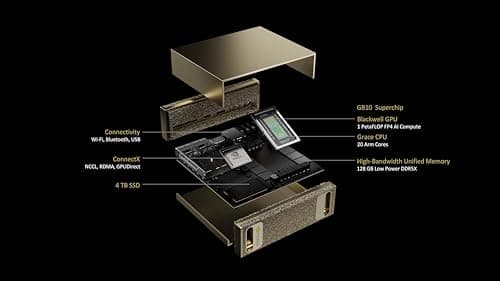 NVIDIA DGX Spark™ - Personal AI Desktop Supercomputer – Desktop GB10 Grace Blackwell Chip — view 6