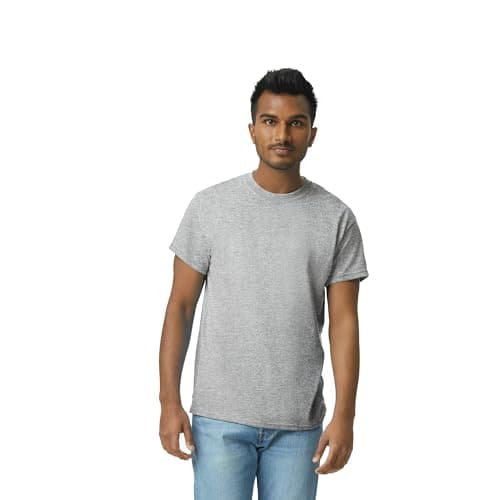 Gildan Adult Ultra Cotton T-Shirt, Style G2000, Multipack, Sport Grey (2-Pack), X-Large