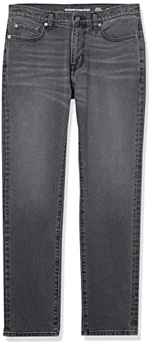 Amazon Essentials Men's Athletic-Fit Stretch Jean, Washed Grey, 34W x 32L — view 6