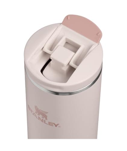 Stanley AeroLight Transit Bottle 16 oz | Locking Drink Through Lid | Leak Resistant Water Bottle or Coffee Travel Mug | Lightweight Insulated Stainless Steel | BPA-Free | Rose Quartz
