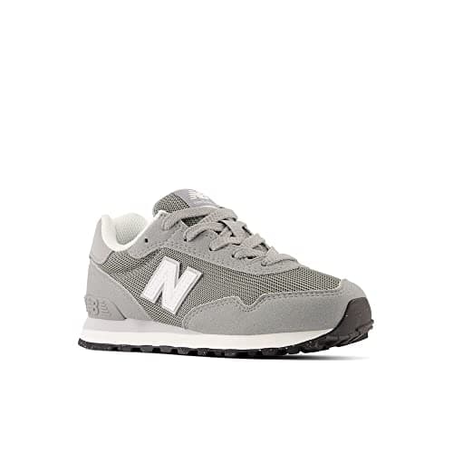 New Balance Kids 515 V1 Lace-up Sneaker, Slate Grey/White, 3 M Little Kid (4-8 Years) — view 3