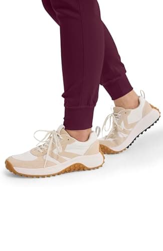 Med Couture Scrub Pants for Women Jogger Pant with 5 Pockets, Lightweight, Ultra Soft, 2-Way Stretch Fabric - MC7710, M, Wine — view 7