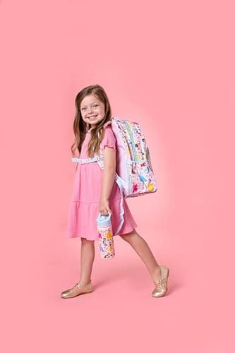 Simple Modern Medium Disney Toddler Backpack for School Girls and Boys | Kindergarten Elementary Kids Backpack | Fletcher Collection | Kids - 15" tall | Princess Rainbows — view 2
