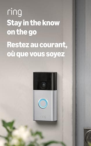 Ring Battery Doorbell — Head-to-Toe Video, Live View with Two-Way Talk, and Motion Detection & Alerts, Satin Nickel — view 6
