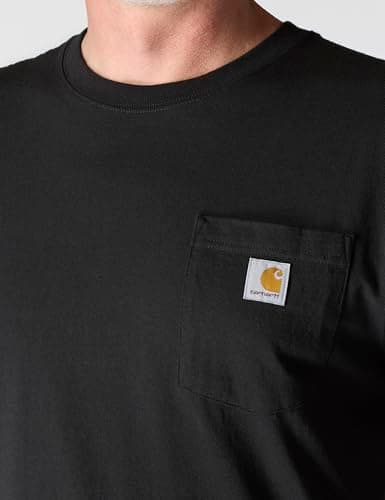Carhartt Men's Big K87 Workwear Short Sleeve T-Shirt (Regular and Big & Tall Sizes), Black, XX-Large Tall — view 8