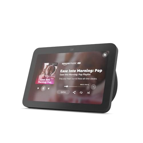 Amazon Echo Show 8, with Spatial Audio, Smart Home Hub, Charcoal, with Alexa+ Early Access