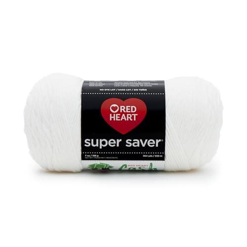 RED HEART Super Saver Yarn, White